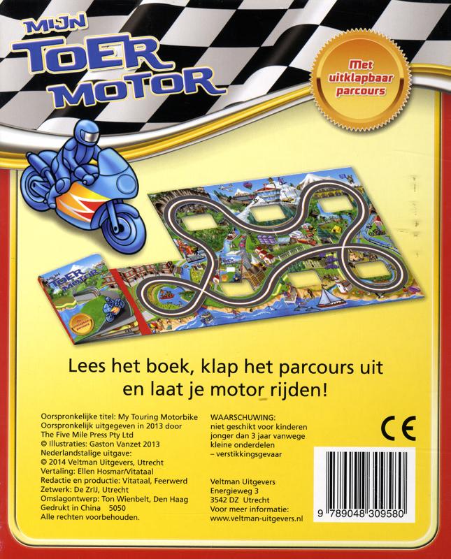 Mijn toermotor achterkant