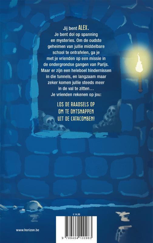 Ontsnap uit de catacomben / Unlock / 1 achterkant