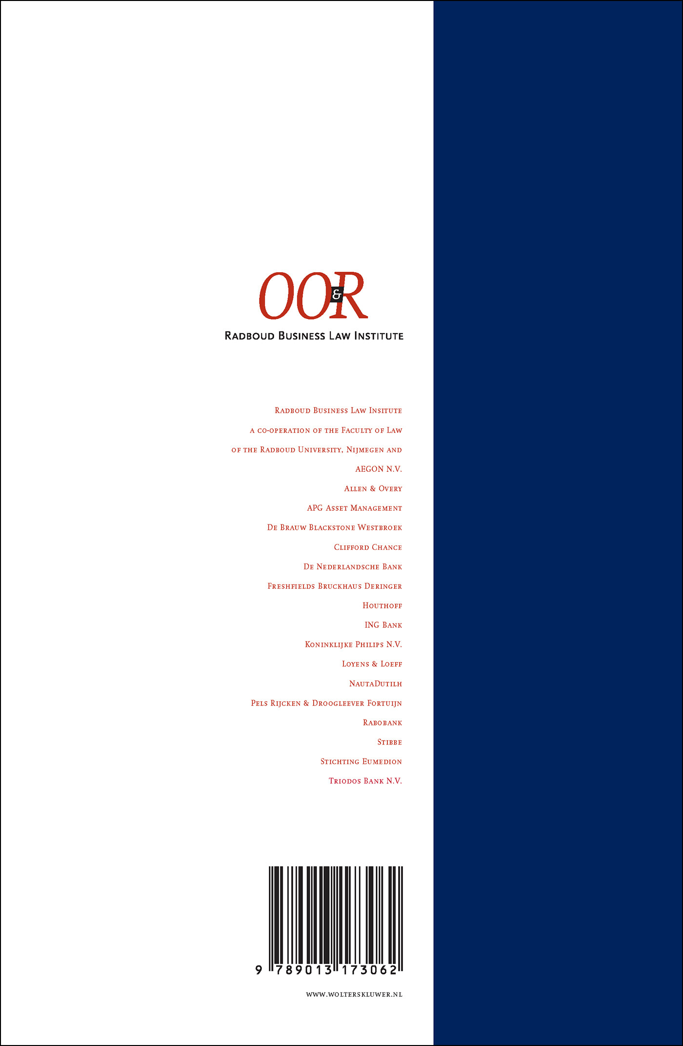 Cross border restructuring & insolvency 2012-2022: cases and developments achterkant