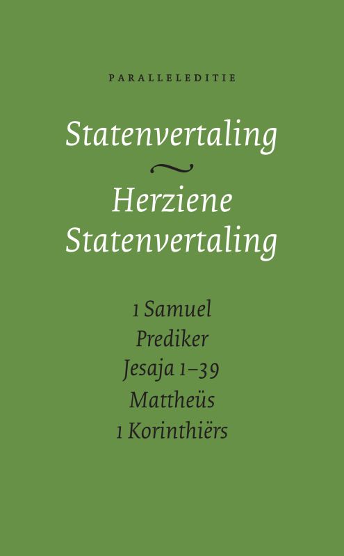 boekenbalie_9789065393425_cover BIJBEL  StV/HSV PARALLEL- 1SAM./PRED./JES.1-39/MATT./1KOR.