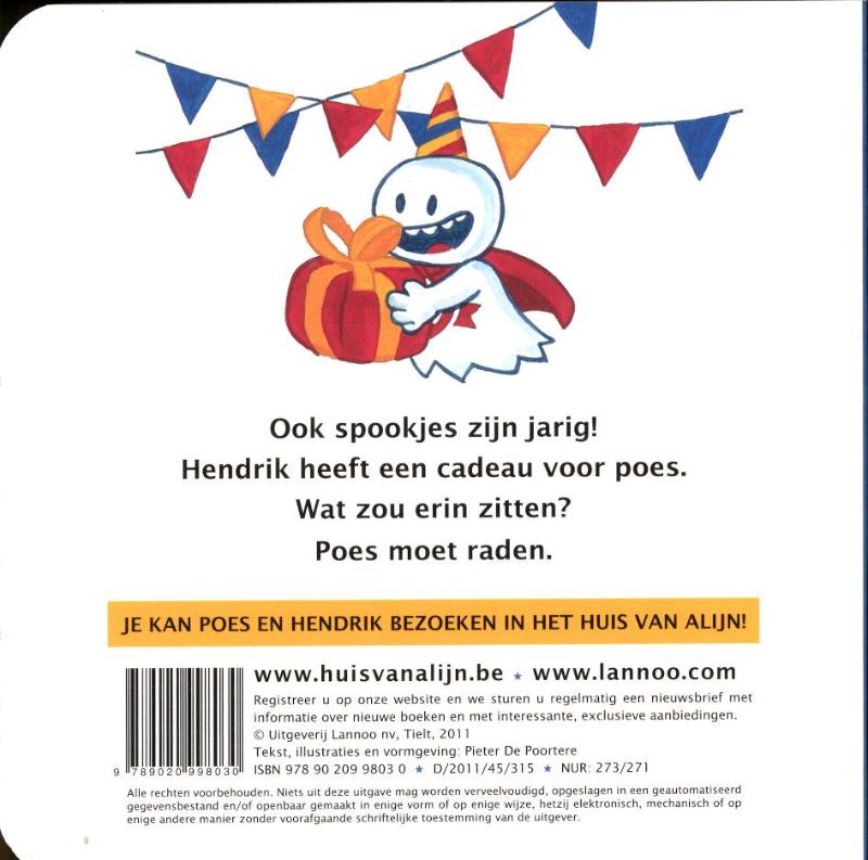 Poes Is Jarig achterkant