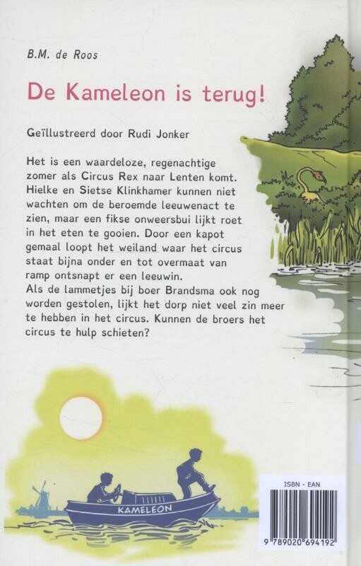 De kameleon is terug! / Kameleonserie achterkant
