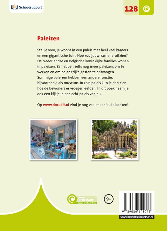 Junior Informatie 128 -   Paleizen achterkant