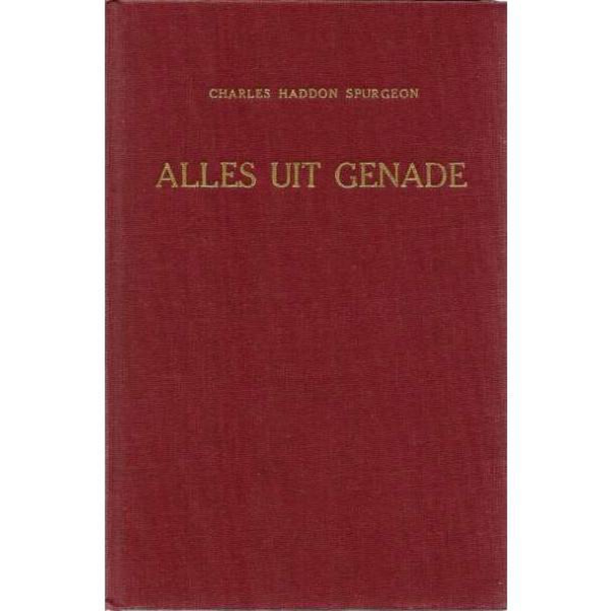 Alles uit genade