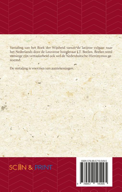 Het Boek der Wijsheid achterkant