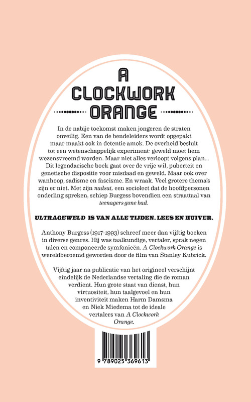 A Clockwork Orange. Ultraviolence Nederlandstalig achterkant