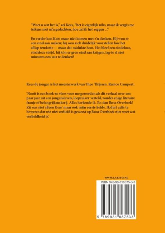 Kees de jongen / Lalito Klassiek achterkant