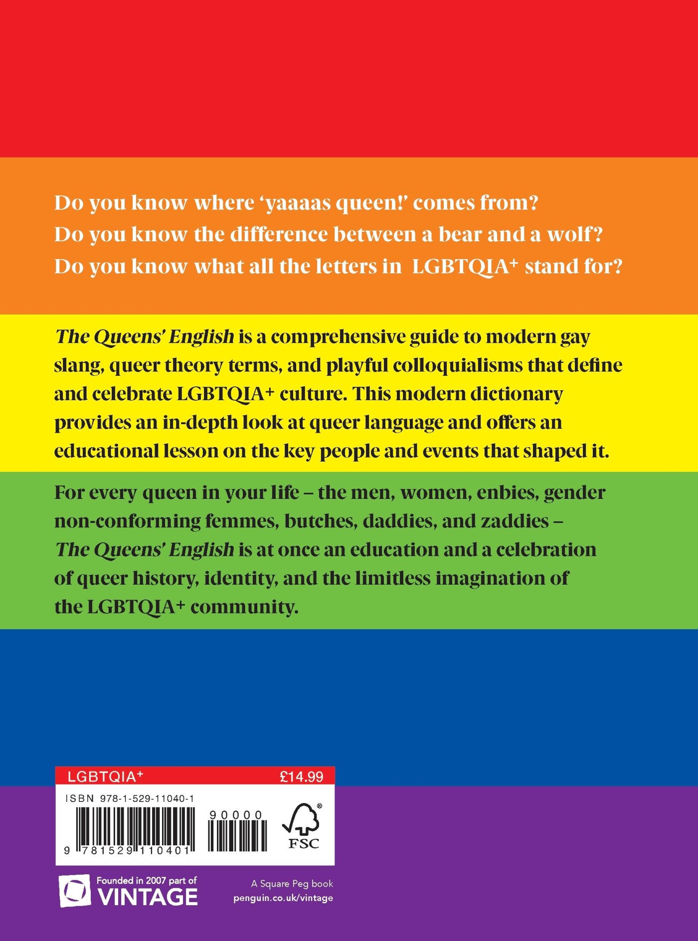 The Queens' English The Queens' English achterkant