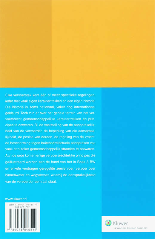 Goederenvervoer over zee, binnenwater en over de weg achterkant