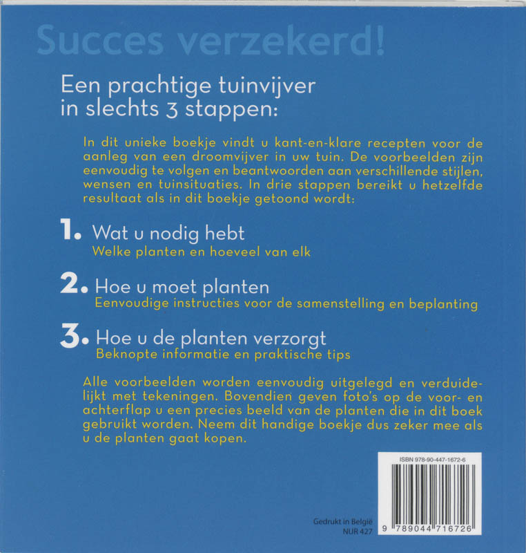 Originele tuinideeën - Tuinvijvers Originele Tuinideen: Tuinvijvers achterkant