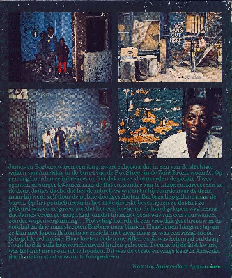 American pictures / Amerikaanse indrukken achterkant