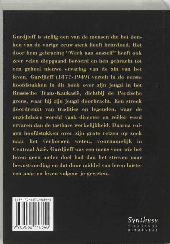 Ontmoetingen met bijzondere mensen / Het al en alles achterkant