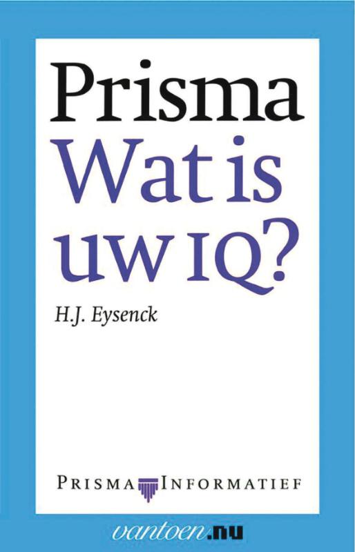 Prisma wat is uw IQ? / Vantoen.nu