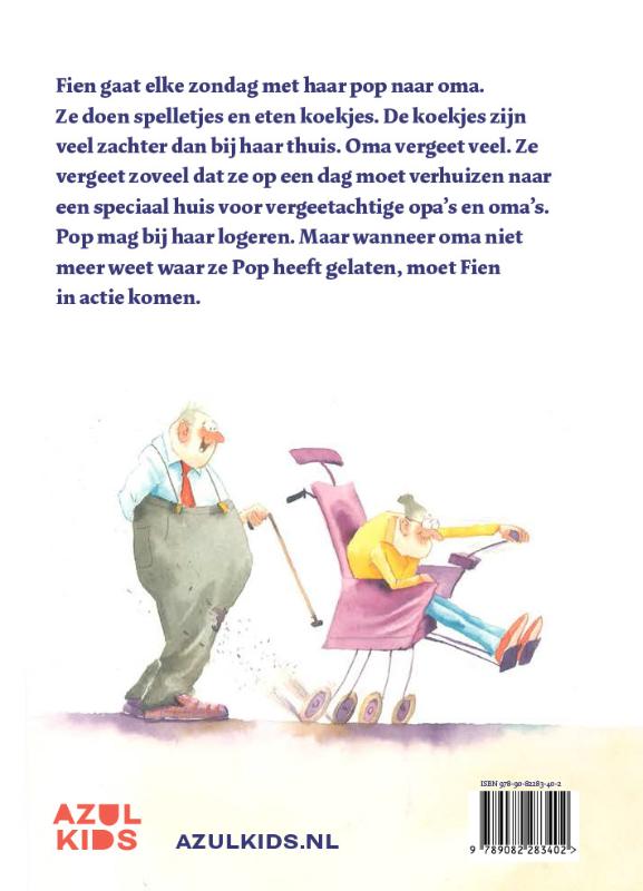 Oma, mag ik mijn pop terug? achterkant