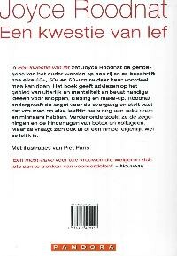 Een kwestie van lef achterkant