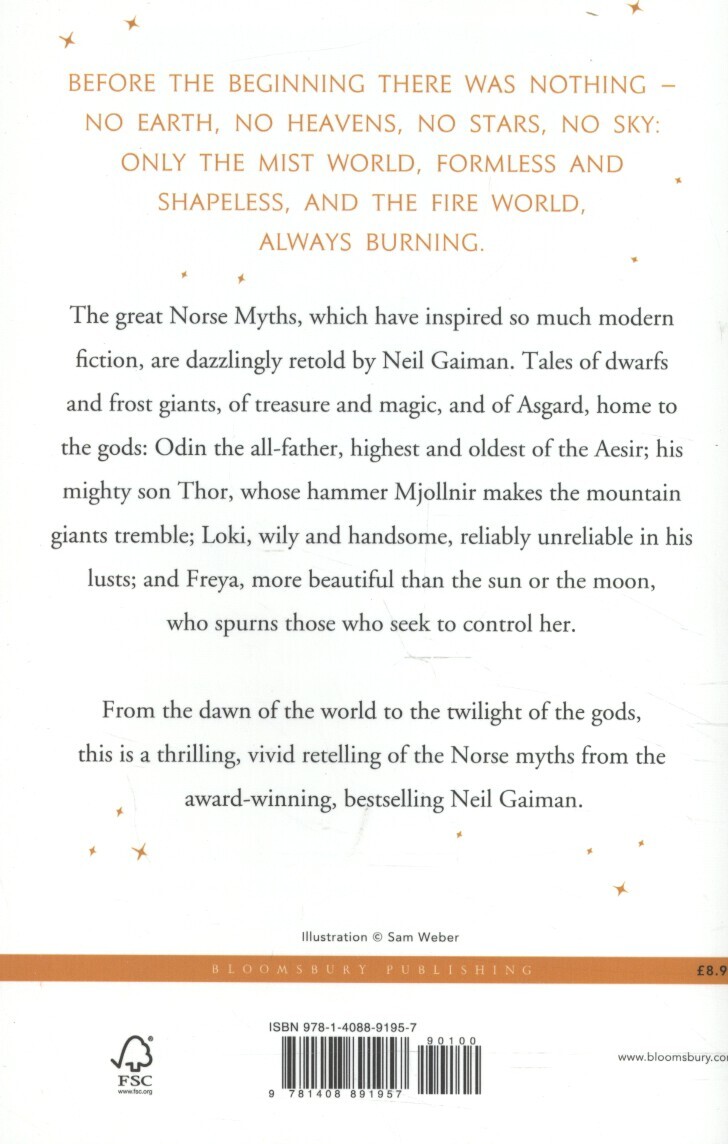 Norse mythology achterkant