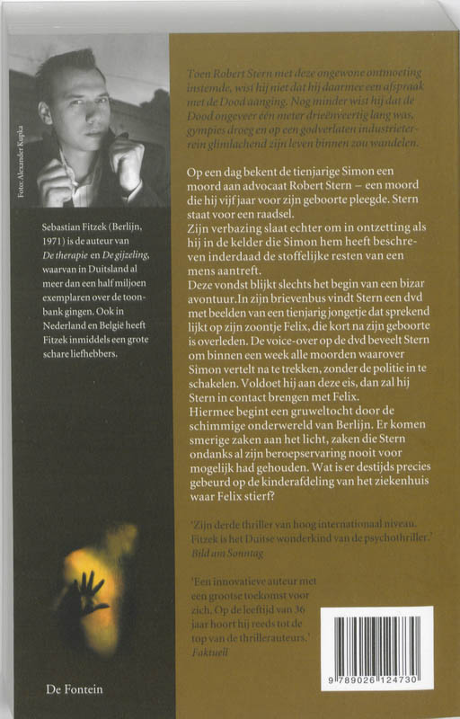 De wreker De wreker achterkant