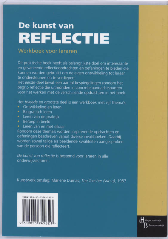 De kunst van reflectie achterkant