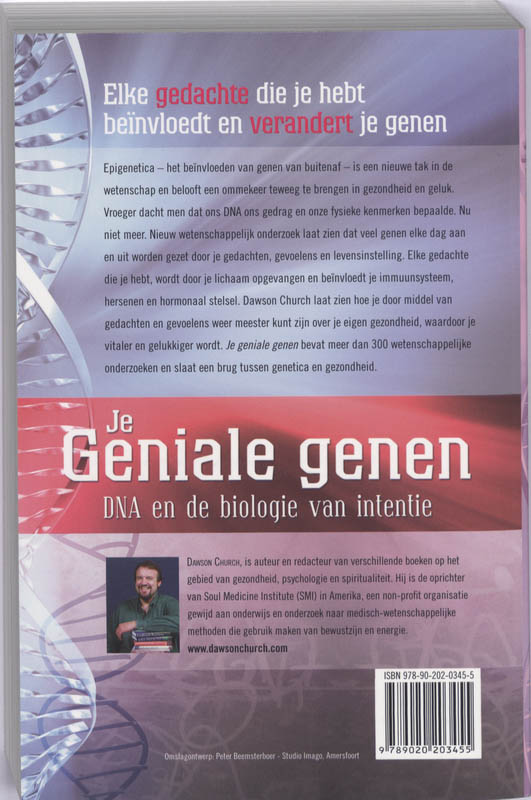 Je geniale genen Je geniale genen achterkant