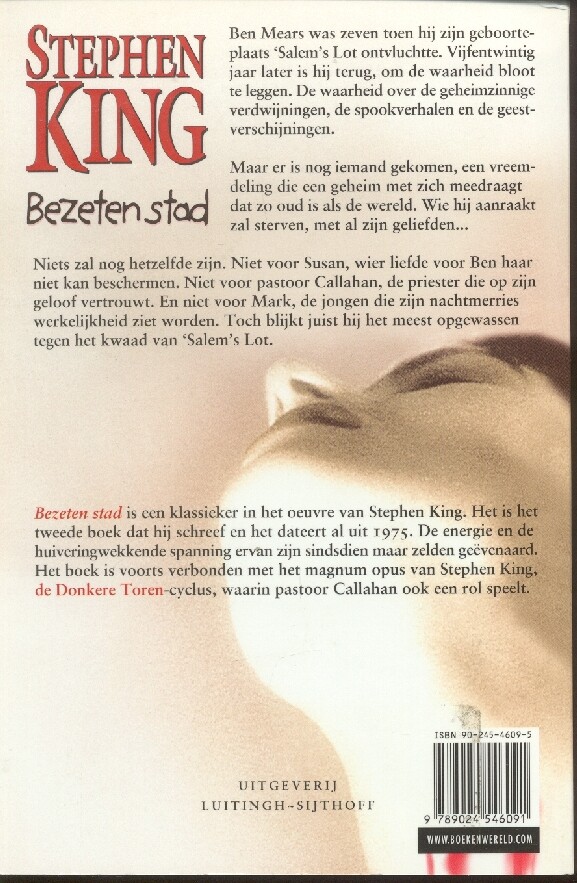Bezeten stad achterkant