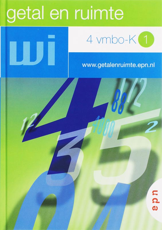 Getal en Ruimte / 4 vmbo-K 1 / deel Leerboek