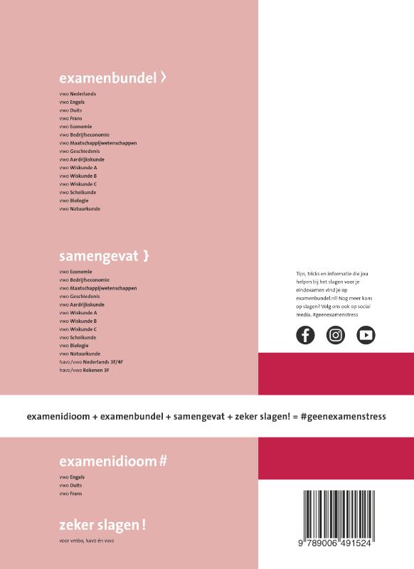 Examenbundel vwo Nederlands / 2021/2022 Examenbundel vwo Nederlands / 2021/2022 achterkant