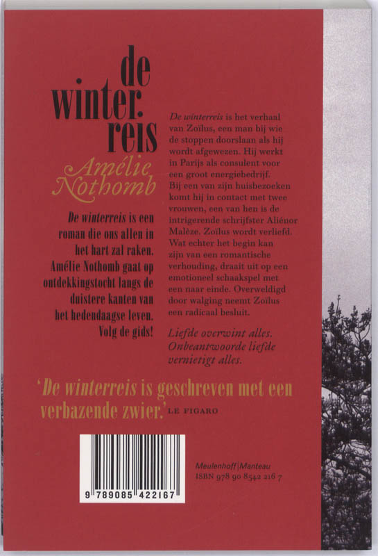 De winterreis De winterreis achterkant