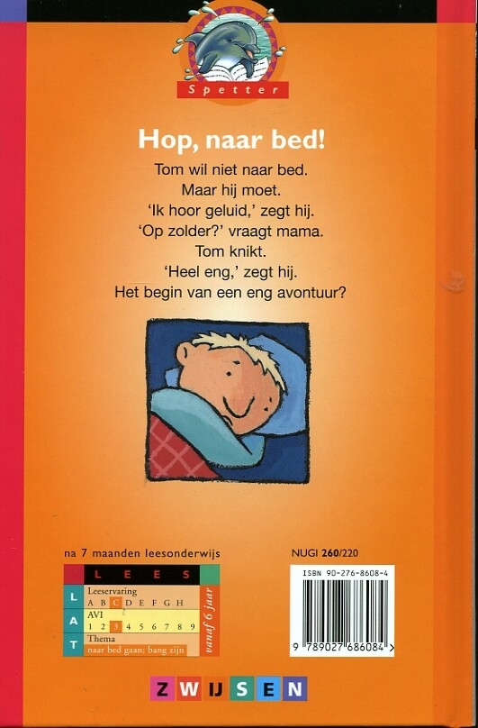 Hop, naar bed! / Spetter achterkant