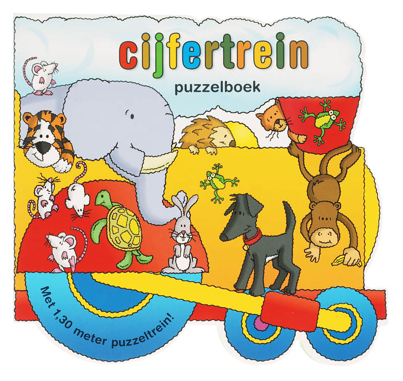 Cijfertrein -123... Puzzelboek thumbnail