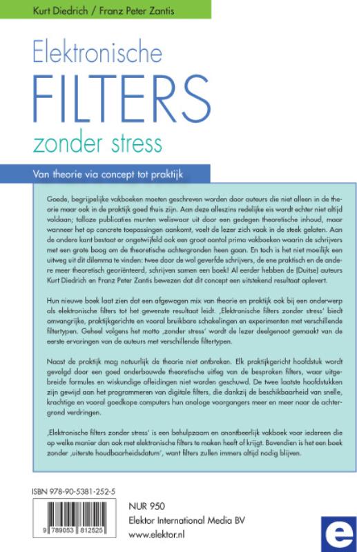 Elektronische filters zonder stress achterkant