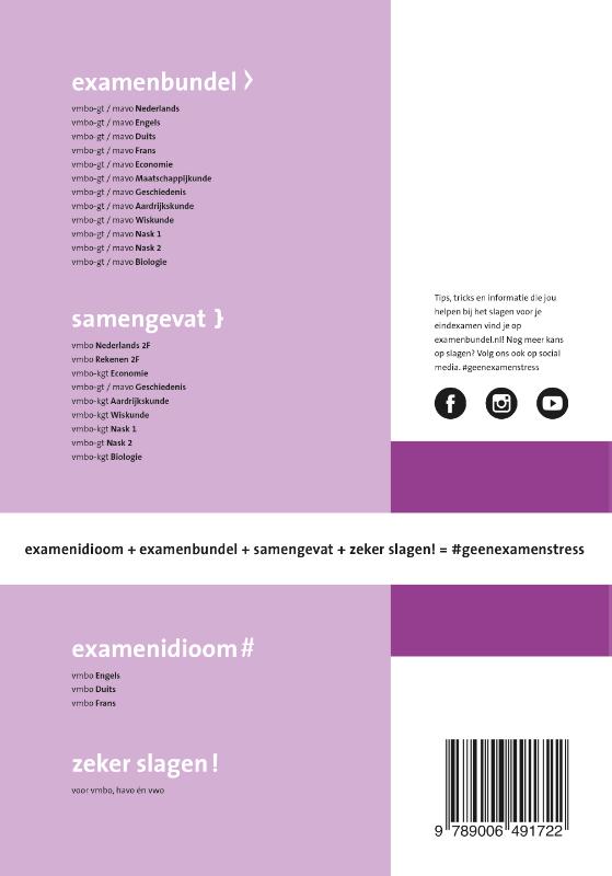 Samengevat vmbo-kgt Biologie / vmbo-kgt Biologie Samengevat vmbo-kgt Biologie / vmbo-kgt Biologie achterkant