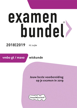 Examenbundel vmbo-gt/mavo Wiskunde 2018/2019