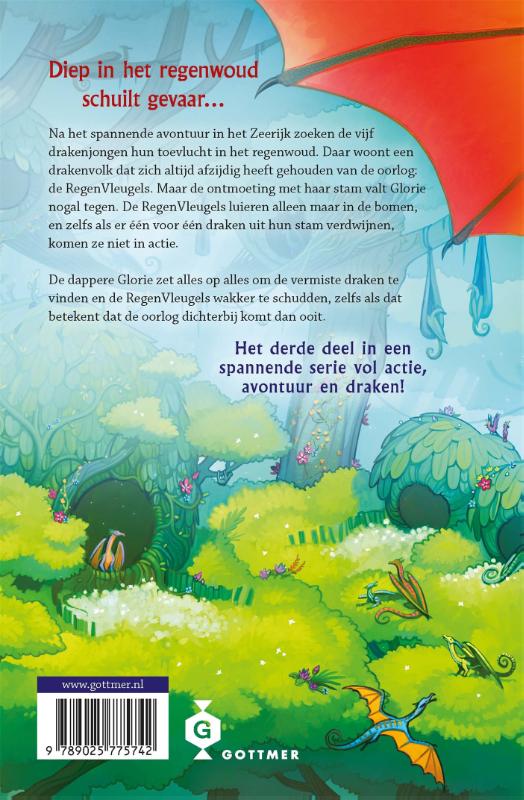 Het verborgen rijk / Vleugels van vuur / 3 achterkant