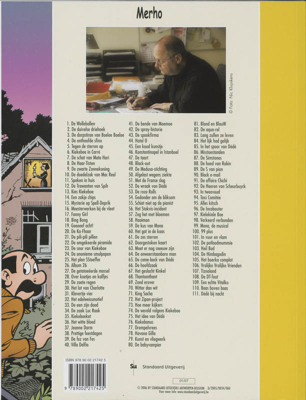 Vrolijke Vrolijke Vrienden / Kiekeboe / 106 achterkant