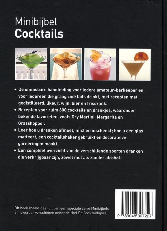 Minibijbel  -   Cocktails achterkant