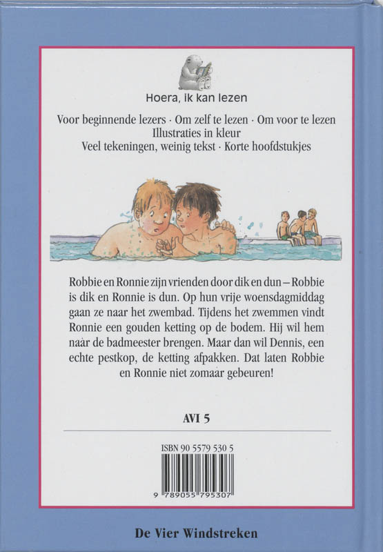 Robbie en Ronnie / Hoera, ik kan lezen! achterkant