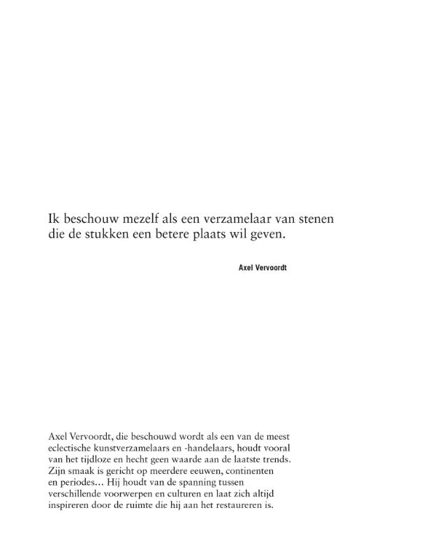 Axel Vervoordt achterkant