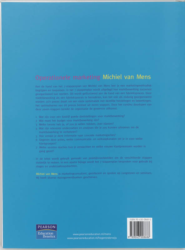 Operationele Marketing achterkant