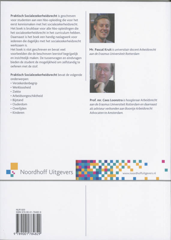 Praktisch Socialezekerheidsrecht / Praktisch Recht Praktisch Socialezekerheidsrecht / Praktisch Recht achterkant