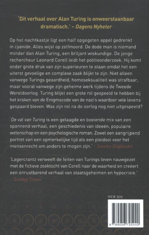 De val van Turing achterkant