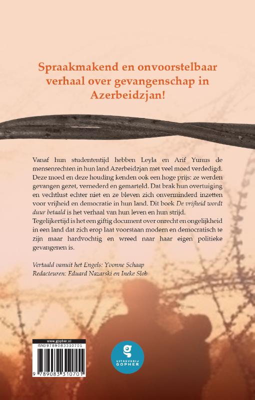 De vrijheid wordt duur betaald achterkant