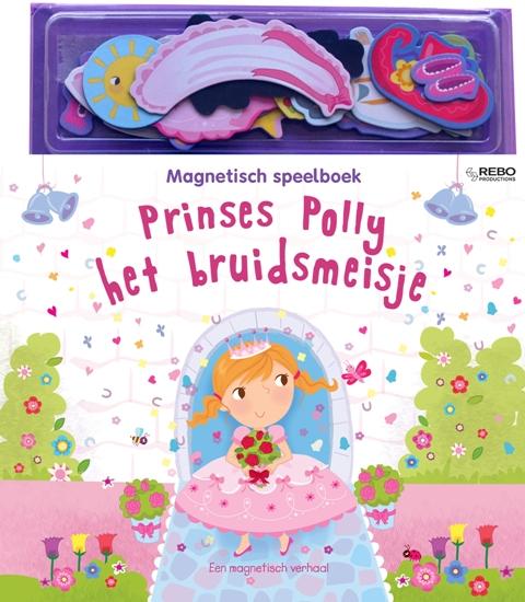 Magnetisch speelboek  -   Prinses Polly het bruidsmeisje