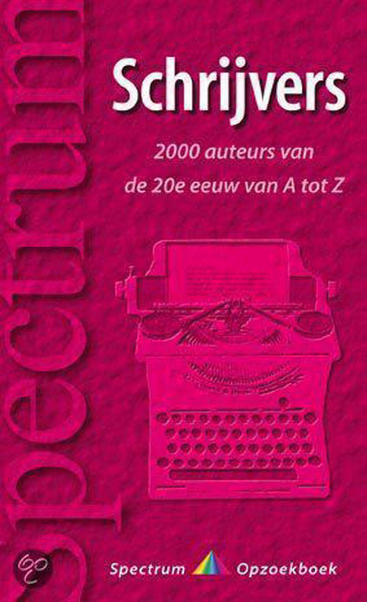 boekenbalie_9789027474926_cover Schrijvers van A tot Z / Spectrum opzoekboek