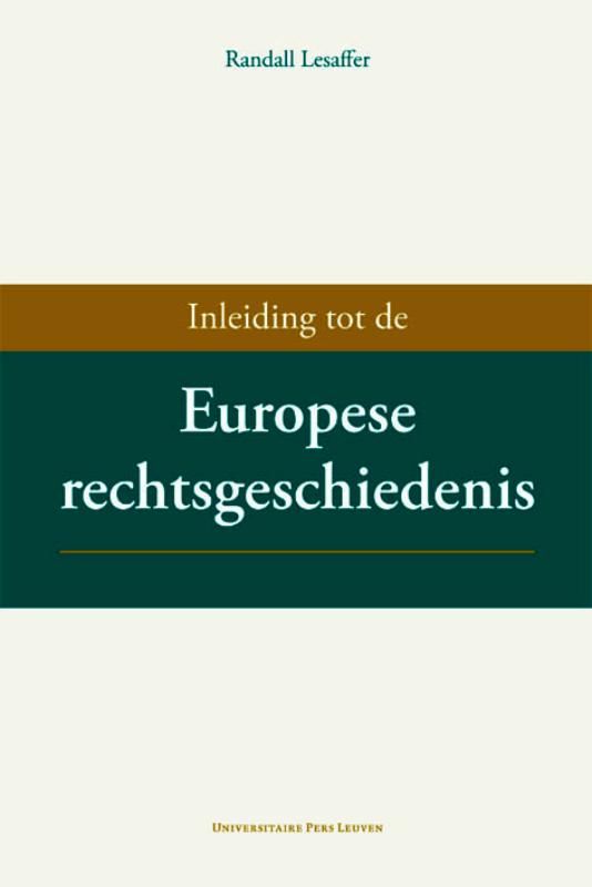 Inleiding tot de Europese rechtsgeschiedenis