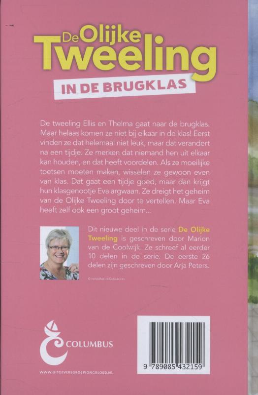 De olijke tweeling in de brugklas / De olijke tweeling / 37 achterkant