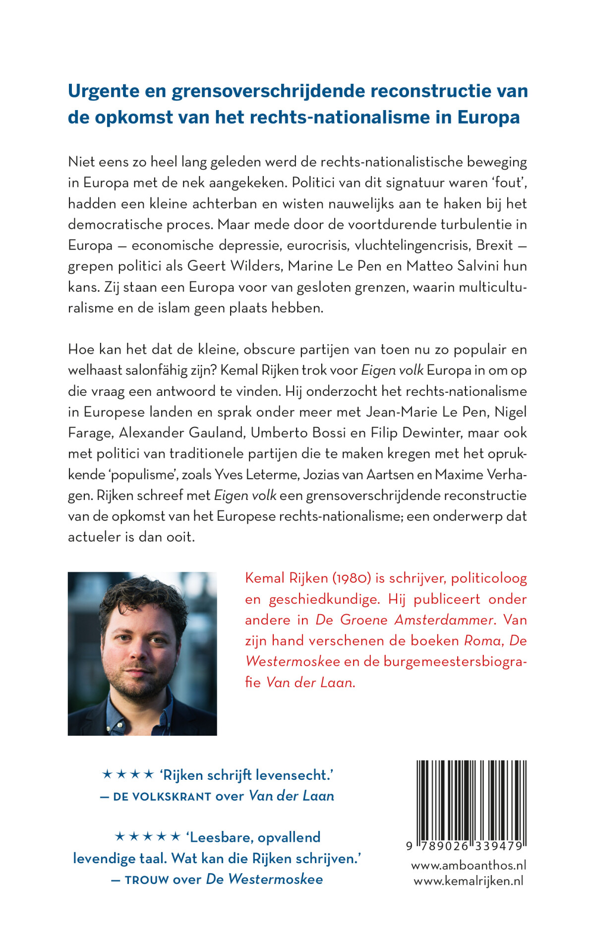 Eigen volk achterkant