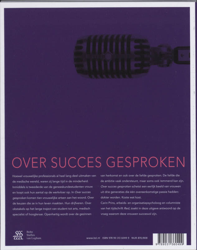 Over succes gesproken achterkant