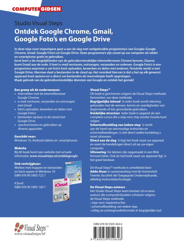 Ontdek Google Chrome, Gmail, Google Foto's en Google Drive / Computergidsen achterkant