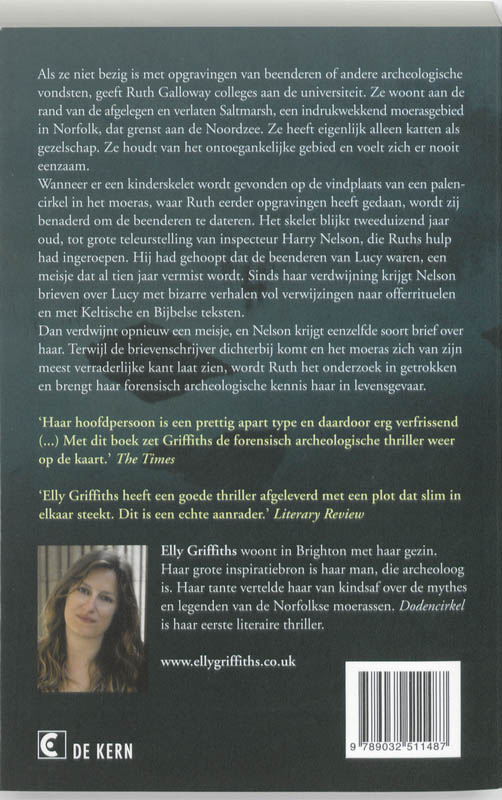 Dodencirkel / Ruth Galloway / 1 Dodencirkel / Ruth Galloway / 1 achterkant