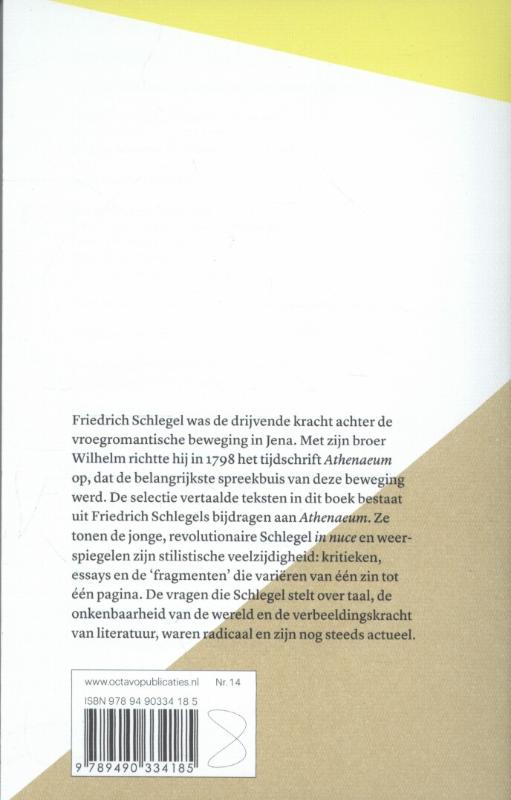 Athenaeum / Octavo publicaties / 14 achterkant
